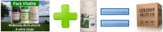 Pack Vitalite Chlorophylle Phyto-Market.com