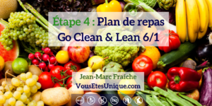 Plan-de-repas-Go-Clean-Lean-etape-4-HB-Naturals-Jean-Marc-Fraiche-VousEtesUnique